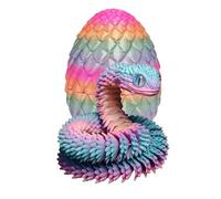 Oeuf de Serpent imprimé en 3D - Animaux imprimés en 3D Mignons | Dragon Egg Fidget Toys, Jouet de mobilité articulaire pour et Adultes | Décor de Bureau à Domicile exécutif, décoration de Bure