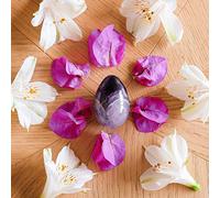 Oeuf De Yoni en Améthyste foncée - grand - non troué