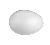 Oeuf En Polystyrène, 2 Parties, 2 Hémisphères, Hauteur 20 Cm