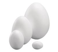 Oeuf en polystyrene 20cm, 2 parties