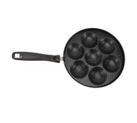 Oeuf Pan Omelette Frit Oeuf Pan 7 Trous Poêle Antiadhésive Facile Nettoyage Rapide Chauffage Chaleur Poignée Matériel Premium Cuisine Petit Déjeuner