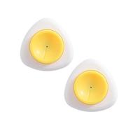 Oeuf Perforatrice,2 PCS Pique Piqueur Batteurs À œufs Perceur D'œufs Durs avec Verrouillage de sécurité Coupe Oeuf À La Coque D'oeuf Séparateur Perceur d'œufs Durable pour œufs Crus