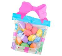 Oeuf tacheté coloré de Pâques - œufs mousse mouchetés | Décorations des œufs de Pâques | 18x œufs de mousse de Pâques colorés | Joyeuses décorations de Pâques Toys multicolores pour adultes, garçons,