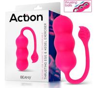 Oeuf vibrant Beany et stimulateur du plancher pelvien avec poussée
