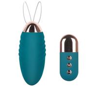 Oeuf Vibrant Sans Fil, Vibromasseurs Feminin Clitoridien avec Télécommande, 10 Modes de Vibration, Vert Foncé