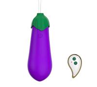 Oeuf vibrant Vibromasseur chauffant à 10 fréquences, gode télécommandé aubergine, œuf vibrant, jouets Sexy Pour pour femmes adultes
