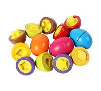 Oeufs assortis, jouet assorti aux œufs,Ensemble d"œufs d"apprentissage précoce de 8 - Plans de couleur assortis éducatifs et déclarations pour les compétences de reconnaissance de bébé