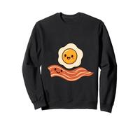 Oeufs de Bacon Mignon Tapis drôle Petit déjeuner Sweatshirt