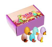 Oeufs de dinosaure surprise, jouets interactifs avec trappe à eau, coquillages colorés avec figures cachées, coffret cadeau fantaisie avec révélation passionnante, divertissement pour sur le t
