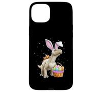 Oeufs de Lapin Dinosaure stégosaure Oreilles de Lapin Mignon Printemps Coque pour iPhone 15 Plus