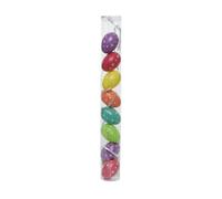 Oeufs De Pâques Décoratifs À Suspendre 6Pz 3,5X5Cm Couleurs Assorties