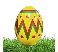 Oeufs de Pâques gonflables décoratifs | Décorations de Pâques gonflables colorées de 40 cm, décorations en forme de jardin extérieur, pour chasse aux oeufs, fête à la maison, jardin pelouse extérieur