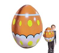 Oeufs de Pâques gonflables pour l'extérieur | Décorations de Pâques pour jardin, cour | Géant de 16 pouces avec joyeuses Pâques, idéal pour les fêtes, les événements de Pâques et la décoration