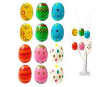 Oeufs de Pâques vides - coquilles d'œufsutilisables assorties pour les cadeaux de remplissage Do -de -Te, oeufs dans un Fermeture à pression pour paniers de vacances | Grands Cont