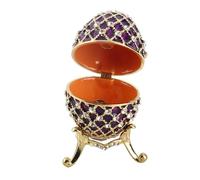 OEUFS de Stockage de Bijoux à Motifs Exquis, œufs émails, Gufts pour L 'artisanat Domestique des Femmes