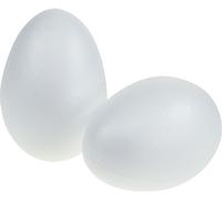 Oeufs en polystyrène 15cm set de 5 - Idéal pour le bricolage, nid de Pâques, décoration
