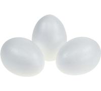 Oeufs en polystyrène blanc 10cm 10pcs Décoration Oeufs de Pâques Bricolage