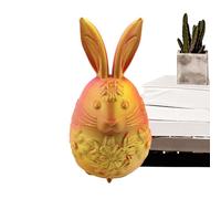 Oeufs pour la chasse aux œufs de Pâques imprimés | Ornements décoratifs des œufs de lapin - Jouets de Pâques vides, jouets d'animaux agités, remplis de panier