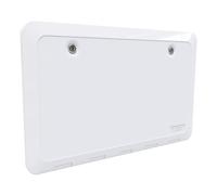 OEUTSCGPB Couvercle de Trappe de Camping-Car Durable 500X285mm, avec clé, utilisé for réparer la Couverture de Yacht dans la Cabine du Camping-Car Caravane Marine(White)