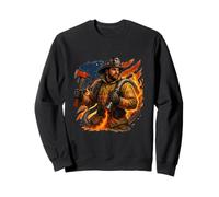 Oeuvre d'art Brave Firefighter American Hero Sweatshirt