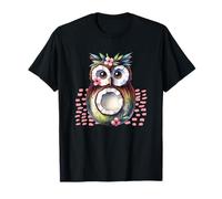 Oeuvre d'art de Chouette colorée pour Homme, Femme, Enfant T-Shirt