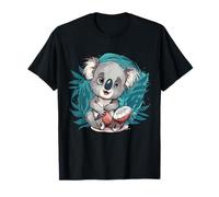 Oeuvre d'art de la Nature en Noix de Coco Koala Mignon T-Shirt