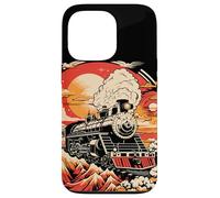 Oeuvre d'art ferroviaire Fan de chemin de fer Coque pour iPhone 13 Pro
