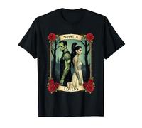 Oeuvre d'art Gothique pour Couple de Monstres romantiques The Lovers T-Shirt
