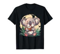 Oeuvre d'art Mignon en Noix de Coco Koala Ours Animaux Sauvages Nature T-Shirt