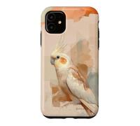 Oeuvre d'art Portrait de calopsitte Expressive Coque pour iPhone 11
