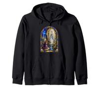 Oeuvre mosaïque de la cathédrale d'apparition de la Vierge Marie de Lourdes Sweat à Capuche