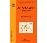 Oeuvre poétique: Littérature antillaise du XVIIIe siècle