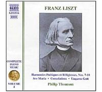 Oeuvre Pour Piano Vol. 4 : Harmonies Poetiques & Religieuses 7-10, Ave Maria,