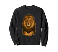 Oeuvre réaliste de Lion majestueux Sweatshirt
