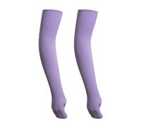 OEUVREBY Bras Sun Protection UV Refroidissement Respirant Sportswear Unisexe Mitaines Fitness Manches Course Cyclisme Noir, violet clair, as description