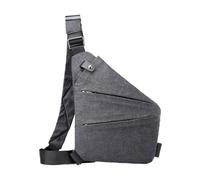 OEUVREBY Sac avec des options de transport pratiques pour les aventures en plein air pratique à transporter sac à bandoulière sac d'extérieur décontracté gris épaule droite, Épaule gauche grise, as