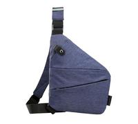 OEUVREBY Sac avec des options de transport pratiques pour les aventures en plein air pratique à transporter sac à bandoulière sac d'extérieur décontracté gris épaule droite, Épaule gauche bleue, as