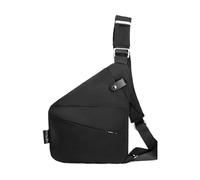 OEUVREBY Sac avec des options de transport pratiques pour les aventures en plein air pratique à transporter sac à bandoulière sac d'extérieur décontracté gris épaule droite, Épaule droite noire, as