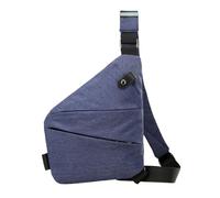 OEUVREBY Sac avec des options de transport pratiques pour les aventures en plein air pratique à transporter sac à bandoulière sac d'extérieur décontracté gris épaule droite, Épaule droite bleue, as