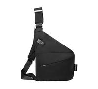 OEUVREBY Sac avec des options de transport pratiques pour les aventures en plein air pratique à transporter sac à bandoulière sac d'extérieur décontracté gris épaule droite, Épaule gauche noire, as