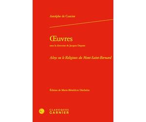oeuvres: Aloys ou le Religieux du Mont-Saint-Bernard