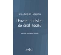 Oeuvres choisies de droit social