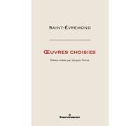 OEuvres choisies Écrivain de la sagesse et de la vie - Saint-Évremond - Hermann - broché - Roman