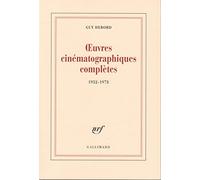 Œuvres cinématographiques complètes: (1952-1978)