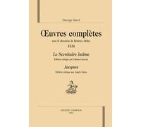 Oeuvres Complètes, 1834 - Le Secrétaire Intime - Jacques