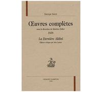 Oeuvres Complètes, 1838 - La Dernière Aldini