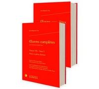 Oeuvres complètes Claude Mouchot (Editeur du volume), Philippe Steiner (Editeur du volume), Jean-Baptiste Say (Auteur), Jean-Michel Servet (Editeur du volume), Pierre-Henri Goutte (Editeur du volume),