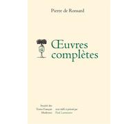 Oeuvres complètes Coffret, tomes I-VII - Pierre de Ronsard - Societe Des Textes Francais Modernes - Coffret - Poésie jeunesse