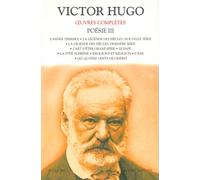 Oeuvres complètes de Victor Hugo : Poésie, tome 3