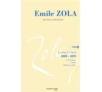OEuvres complètes d'Emile Zola, tome 14 Le sang et l'argent (1888-1891) - Émile Zola - Nouveau Monde Eds - broché - Roman